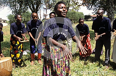 Members of Community Reproductive Health Workers, Uganda Editorial Stock Photo