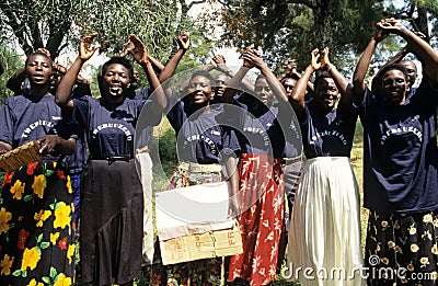 Members of Community Reproductive Health Workers, Uganda Editorial Stock Photo