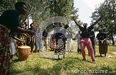 Members of Community Reproductive Health Workers, Uganda Editorial Stock Photo