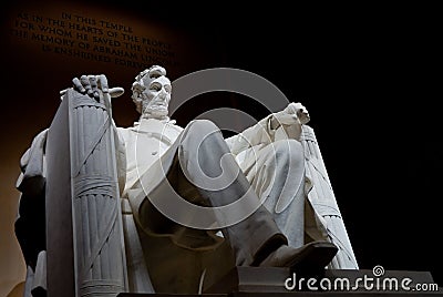 Memorial Abraham Lincoln Editorial Stock Photo