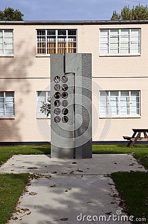 Memorial at Bletchley Park Editorial Stock Photo