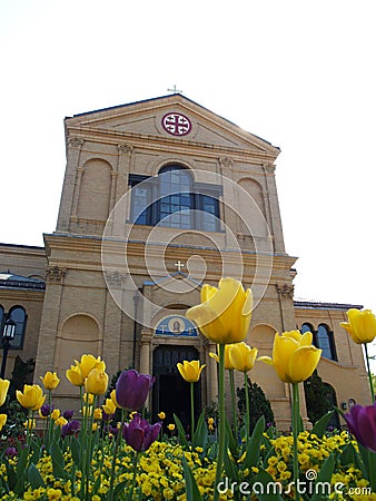 The Memorial Church of the Holy Sepulchre Stock Photo