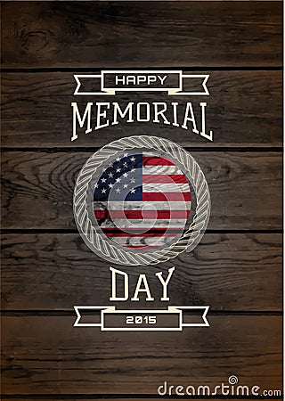 Memorial day, badges logos and labels for any use Stock Photo