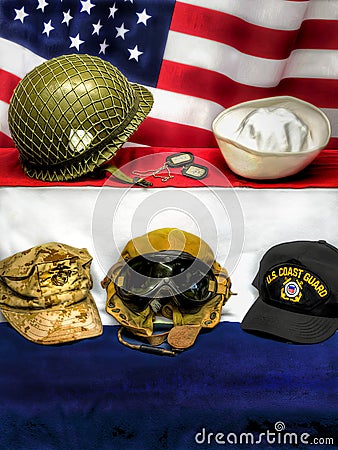 Memorial Day and Veterans Day Editorial Stock Photo