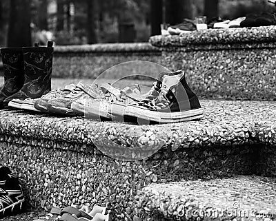 Memorial Dedicated To Indigenous Children Who Died At Residential School Editorial Stock Photo