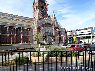 Memorial Hall, Harvard University, Cambridge, Massachusetts, USA Editorial Stock Photo