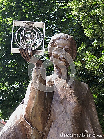 Memorial Maria Sklodowska-Curie Stock Photo