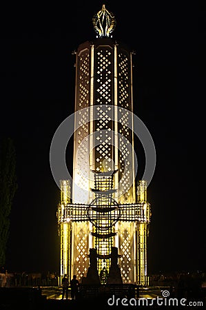 Memorial monument to the Holodomor victims Editorial Stock Photo