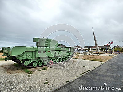 Memorial of Operation Astonia, the Allied attack on the German-held Channel port of Le Havre Editorial Stock Photo