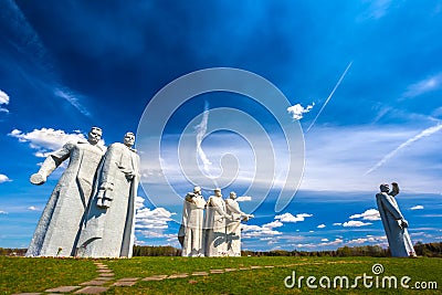 Volokolamsk, Moscow region, Russia - May 2013. Editorial Stock Photo