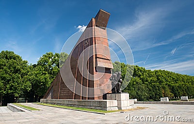 Memorial of the second world war Editorial Stock Photo