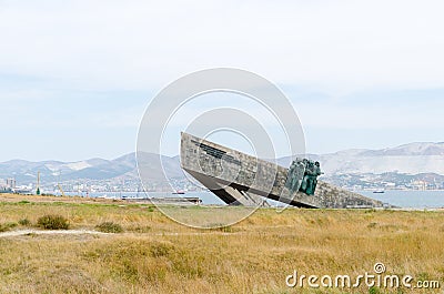 Memorial Small Earth. Novorossiysk. Editorial Stock Photo