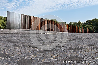 Memorial to the 1956 Hungarian Revolution,Budapest Editorial Stock Photo