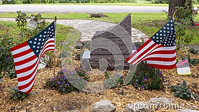 Memorial to the children of the Alfred P. Murrah Federal Building bombing in Washington Irving Memorial Park in Bixby, Oklahoma. Editorial Stock Photo
