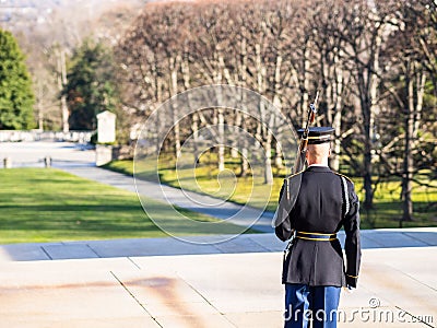 Memorial to the Unknown Soldier Editorial Stock Photo