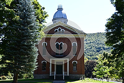 Memorial Town Hall in Naples, New York Stock Photo