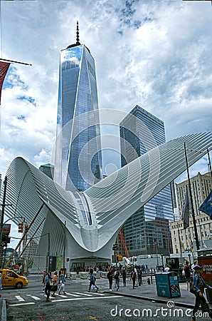 New York. Memorial 9/11 Editorial Stock Photo