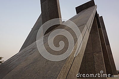 Memorial Wahat Al Karama in Abu Dhabi Editorial Stock Photo