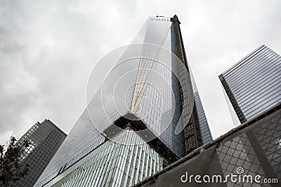 9/11 Memorial at World Trade Center, Ground Zero Editorial Stock Photo