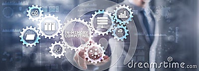 In Memory Computing high performance distributed systems Stock Photo