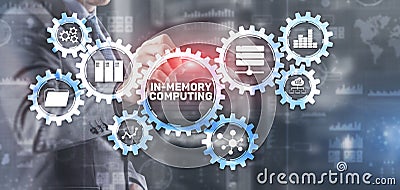 In Memory Computing high performance distributed systems Stock Photo