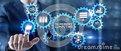 In Memory Computing high performance distributed systems Stock Photo