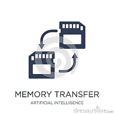 Memory transfer icon. Trendy flat vector Memory transfer icon on Vector Illustration