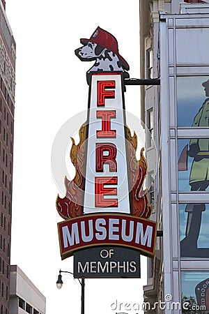 The Memphis Firefighter Museum Editorial Stock Photo