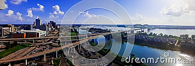 Memphis& x27;s Beautiful Mississippi river Stock Photo