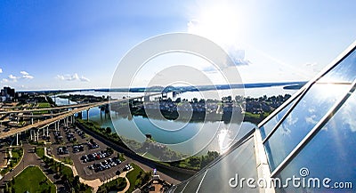 Memphis& x27;s Beautiful Mississippi river Stock Photo