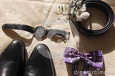 Men accessories Stock Photo