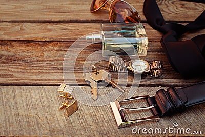 Men accessories Stock Photo