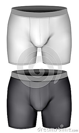 Men boxer briefs Vector Illustration