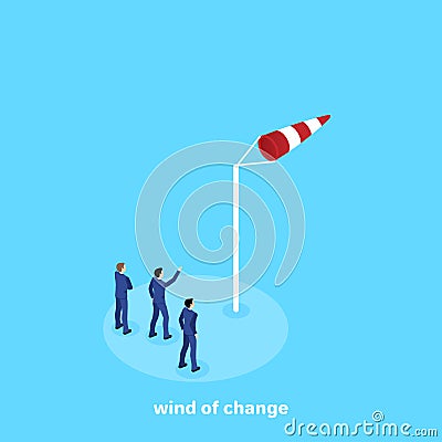 wind of change Vector Illustration
