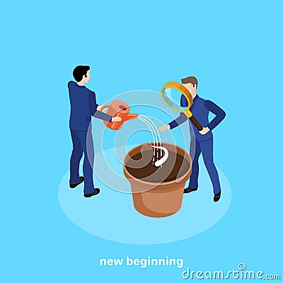 new beginning Vector Illustration