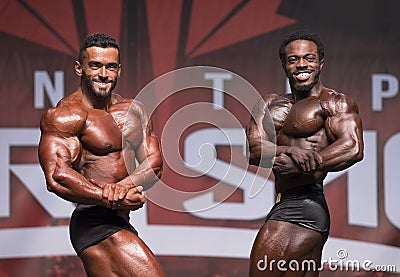 Men`s Classic Physique Stars Clash at 2018 Toronto Pro Supershow Editorial Stock Photo