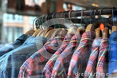 Men`s Clothing Stock Photo