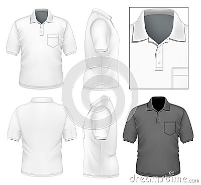 Men's Polo-shirt Design Template Stock Photos - Image: 34099593