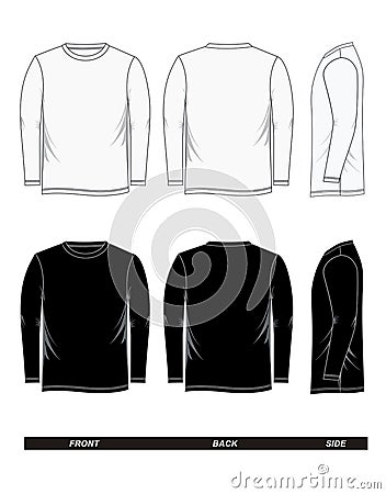 Men`s shirt long Sleeve image Stock Photo