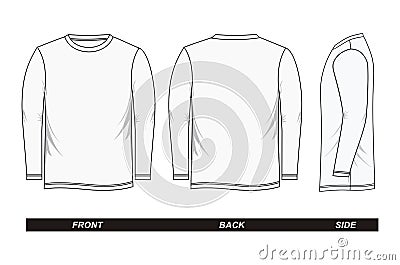 Men`s shirt long Sleeve image Stock Photo