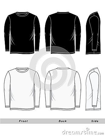 Men`s shirt long Sleeve image Stock Photo