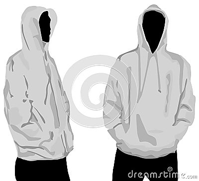 Men's sweatshirt Vector Illustration