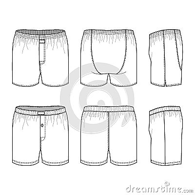 Men's underwear Vector Illustration