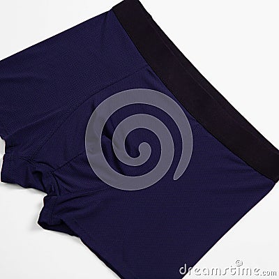 men's underwear on white background Stock Photo