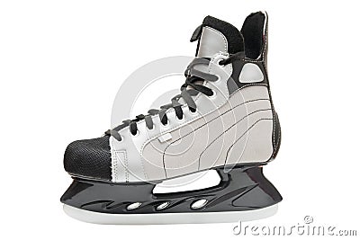 Men's winter ice hockey skate Stock Photo
