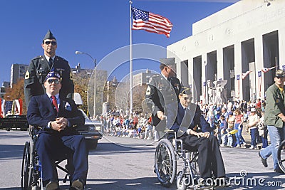 Men in Wheelchairs Editorial Stock Photo