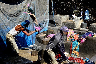 Men At Work Editorial Stock Photo