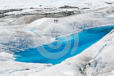 Mendenhall Glacier in Juneau, Alaska Stock Photo