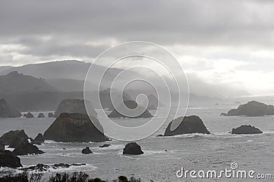 Mendocino Coast, California Stock Photo