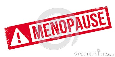 Menopause rubber stamp Stock Photo